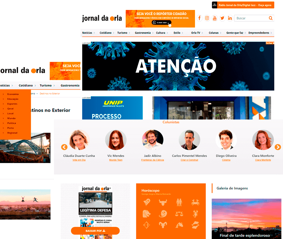 Criação de sites profissionais em Santos